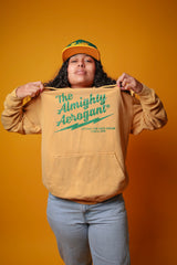 Vintage Washed Almighty Hoodie Yellow